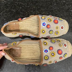 Tory burch NIB Margarita Floral Espadrilles